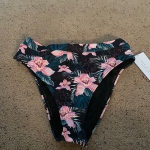 Spiritual, gangster, pink, irises, swim bottom